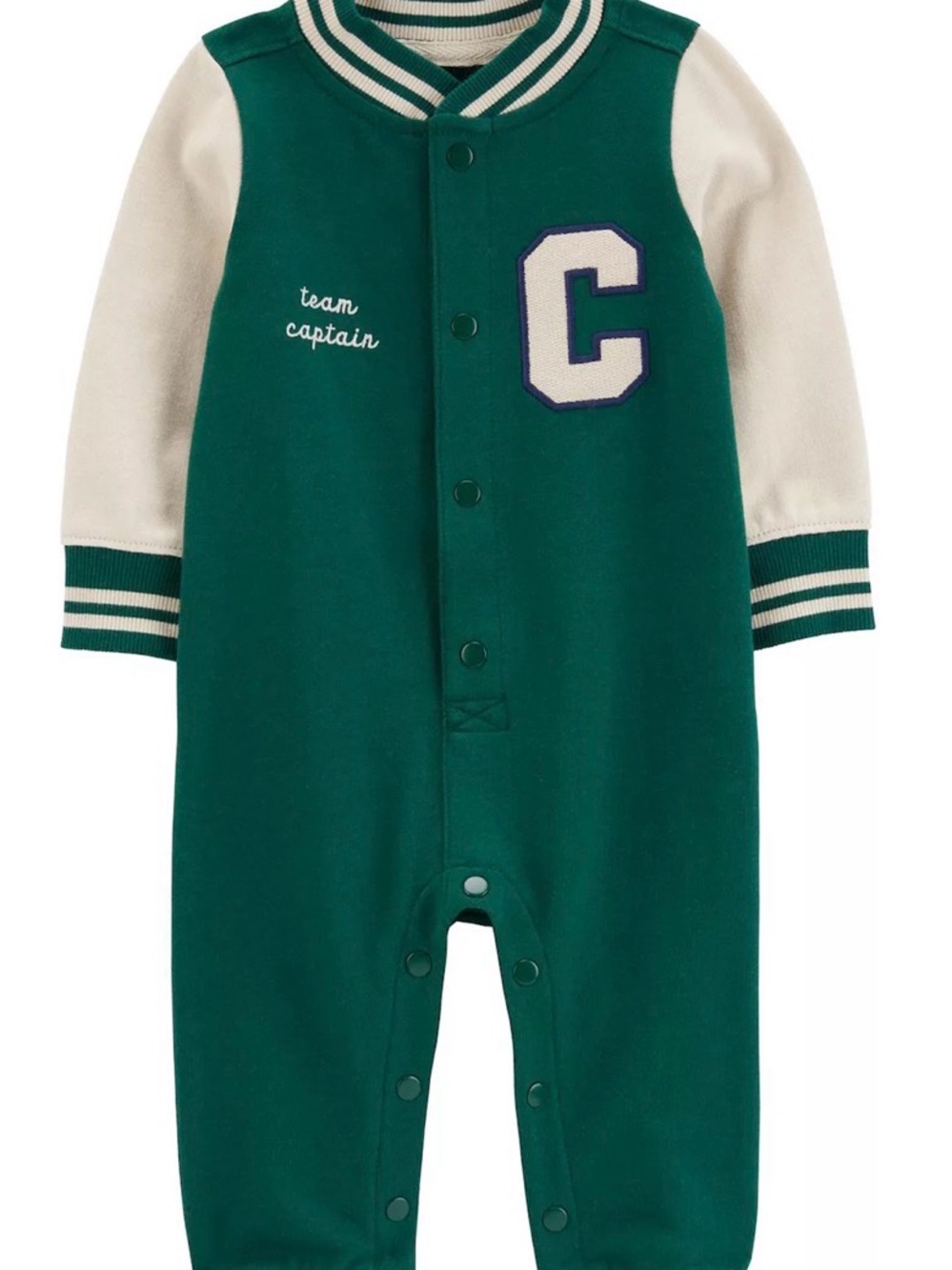 Baby Boy Carter's Varsity Button-Down Jumpsuit